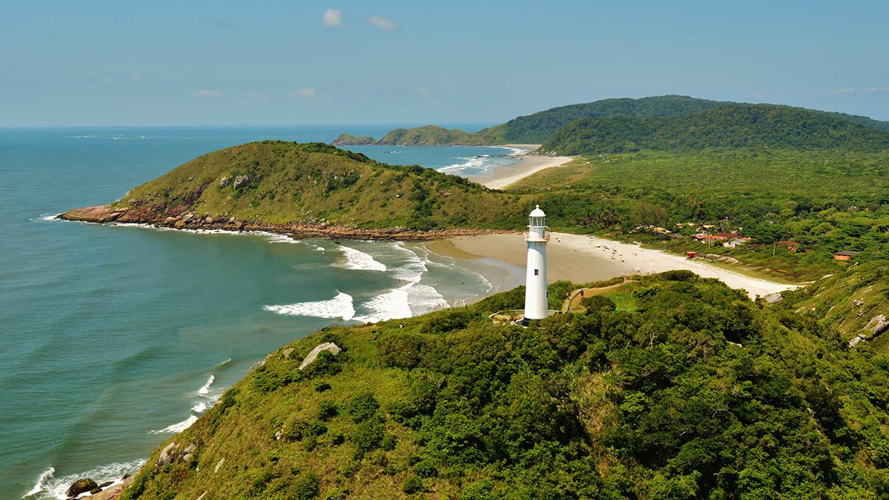 Praia na Ilha do Mel